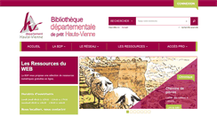 Desktop Screenshot of bdp-hautevienne.com